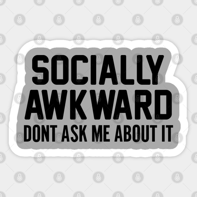 Socially Awkward Sticker by Venus Complete